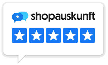 Shopauskunft, fünf Sterne